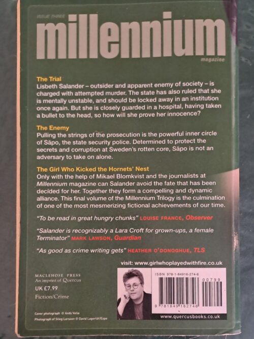 The Girl Who Kicked The Hornet’s Nest – Stieg Larsson secondhand book