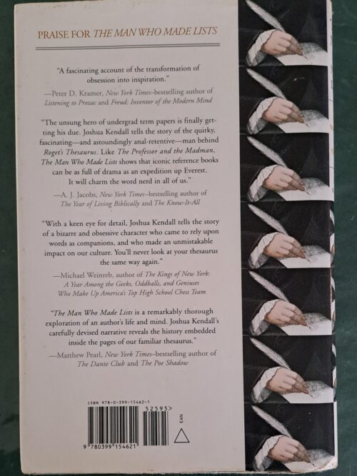 The Man Who Made Lists – Joshua Kendall secondhand book