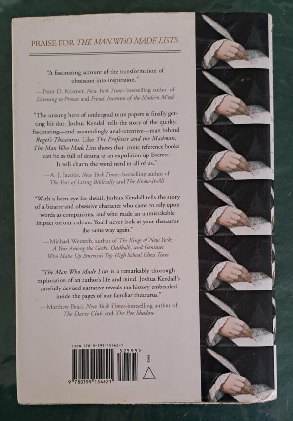 The Man Who Made Lists – Joshua Kendall secondhand book