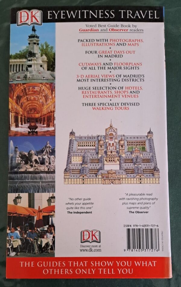 DK Eyewitness Travel Madrid – Dorling Kindersley Ltd secondhand book