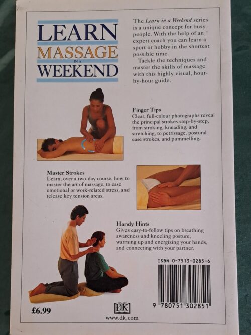 Learn Massage In A Weekend – Nitya Lacroix secondhand book