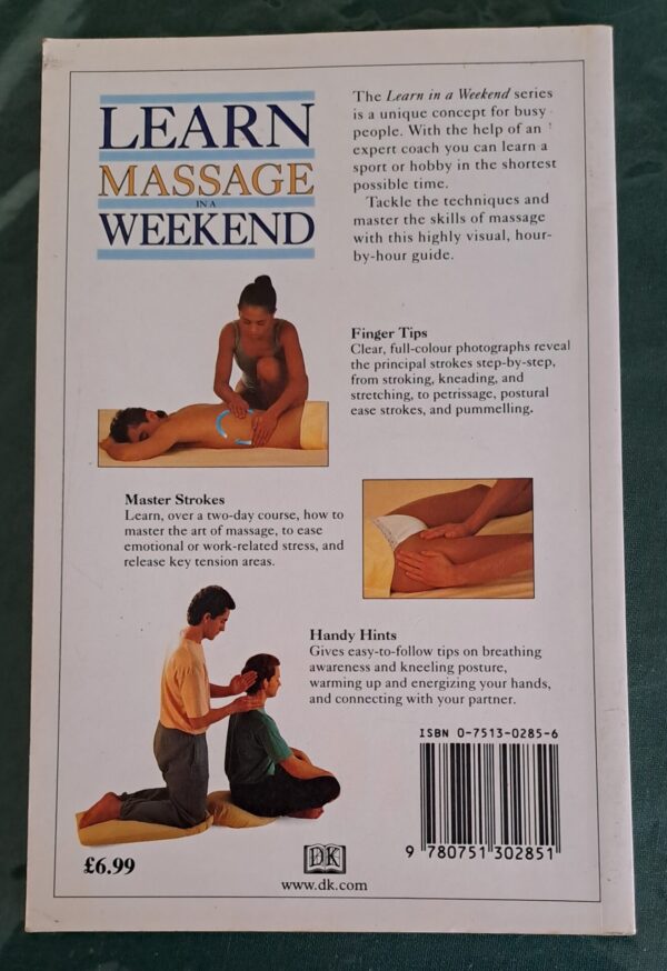 Learn Massage In A Weekend – Nitya Lacroix secondhand book