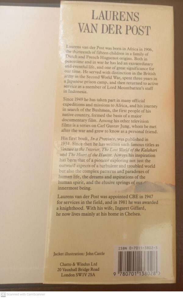 About Blady: A Pattern Out Of Time ~ Laurens Van Der Post secondhand book