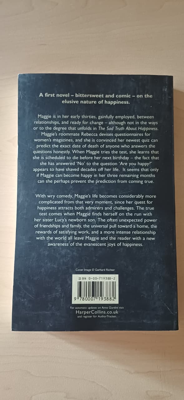 The Sad Truth About Happiness – Anne Giardini secondhand book