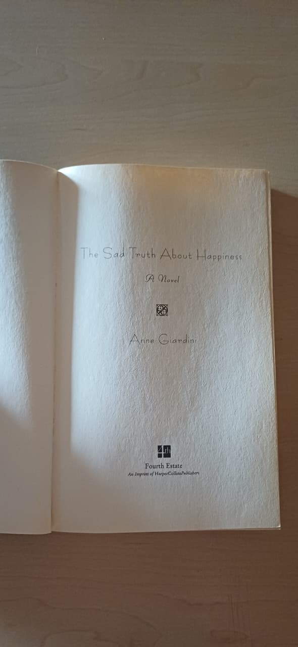 The Sad Truth About Happiness – Anne Giardini secondhand book