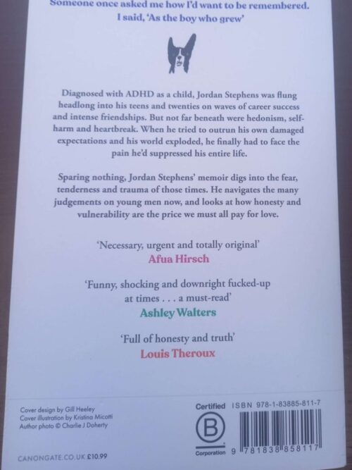 Avoidance, Drugs, Heartbreak & Dogs – Jordan Stephens secondhand book