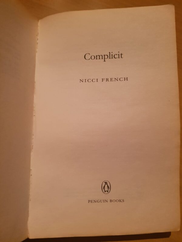 Complicit – Nicci French secondhand book