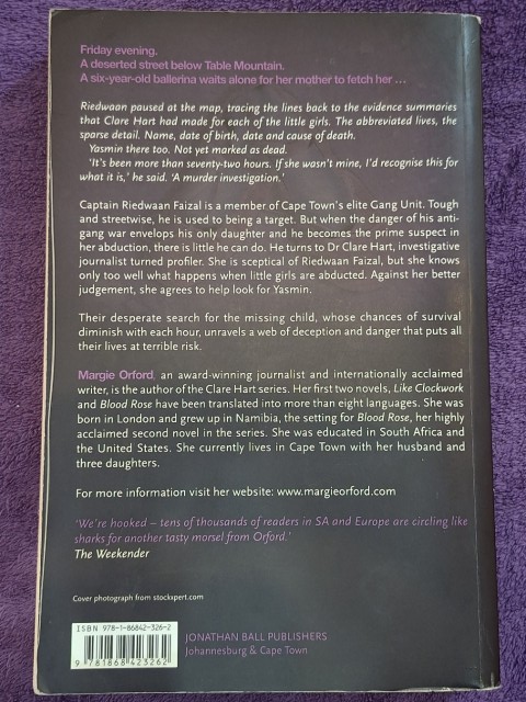 Daddy’s Girl – Margie Orford secondhand book