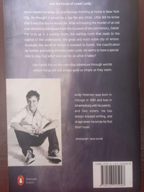 Daniel Fox And The Jester’s Legacy – Andy Petersen ** Signed** secondhand book