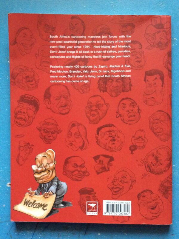 Don't Joke - Back Cover Don’t Joke: The Year In Cartoons – Andy Mason, John Curtis secondhand book