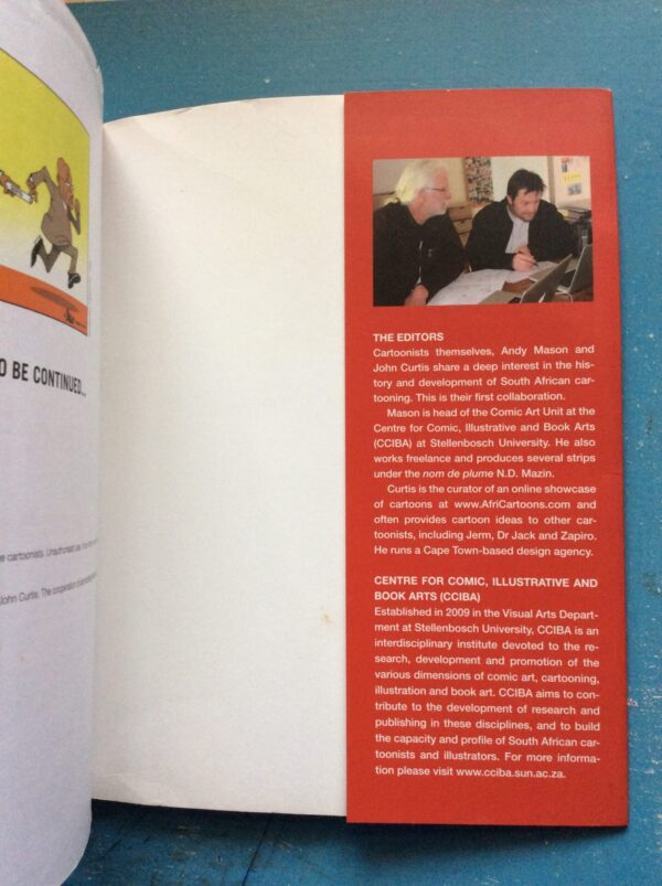 Don't Joke - Inside back flap Don’t Joke: The Year In Cartoons – Andy Mason, John Curtis secondhand book