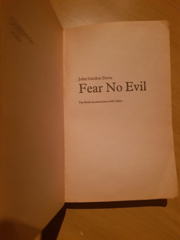 Fear No Evil – John Gordon Davis secondhand book