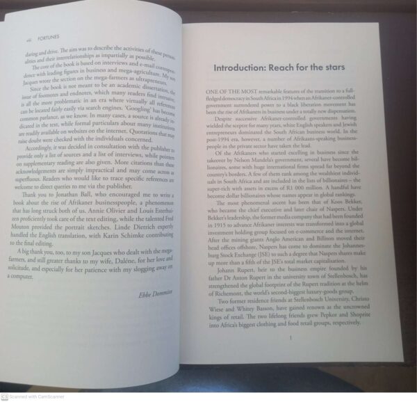 Fortunes: The Rise And Rise Of Afrikaner Tycoons – Ebbe Dommisse secondhand book