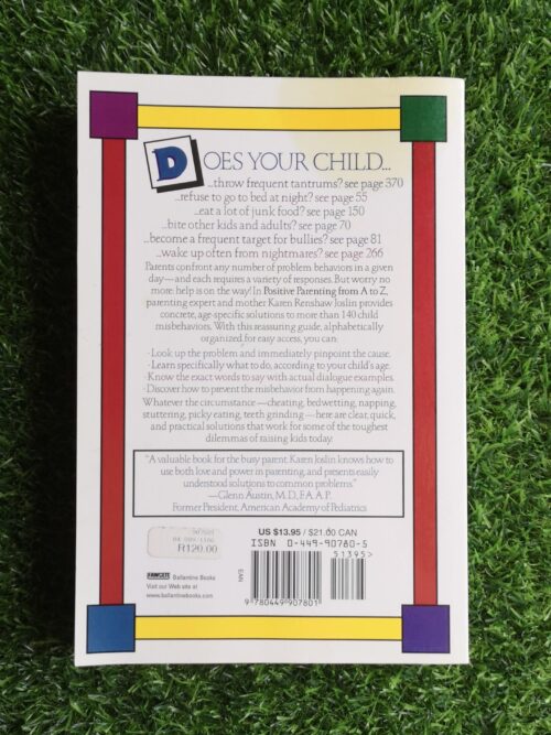 Positive Parenting from A to Z – Karen Renshaw Joslin secondhand book