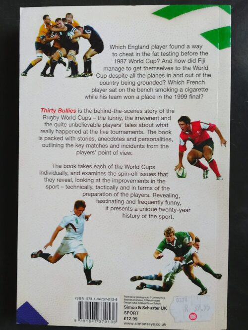 Thirty Bullies: A History Of Rugby World Cup – Alison Kervin secondhand book