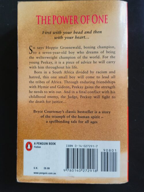 The Power Of One – Bryce Courtenay secondhand book