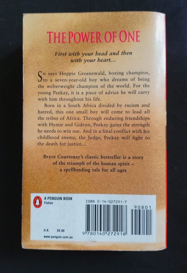 The Power Of One – Bryce Courtenay secondhand book