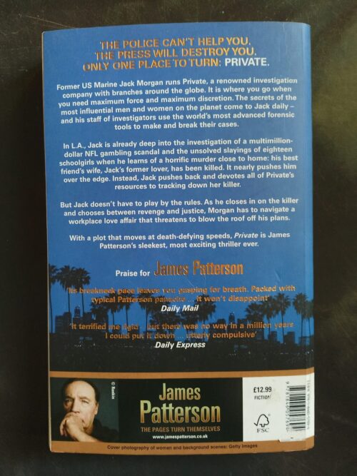 Private – James Patterson secondhand book