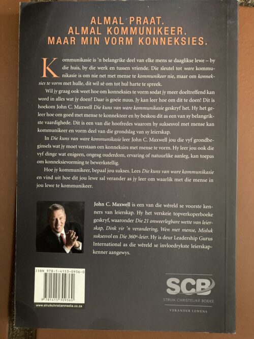 Die Kuns Van Ware Kommunikasie – John C. Maxwell secondhand book