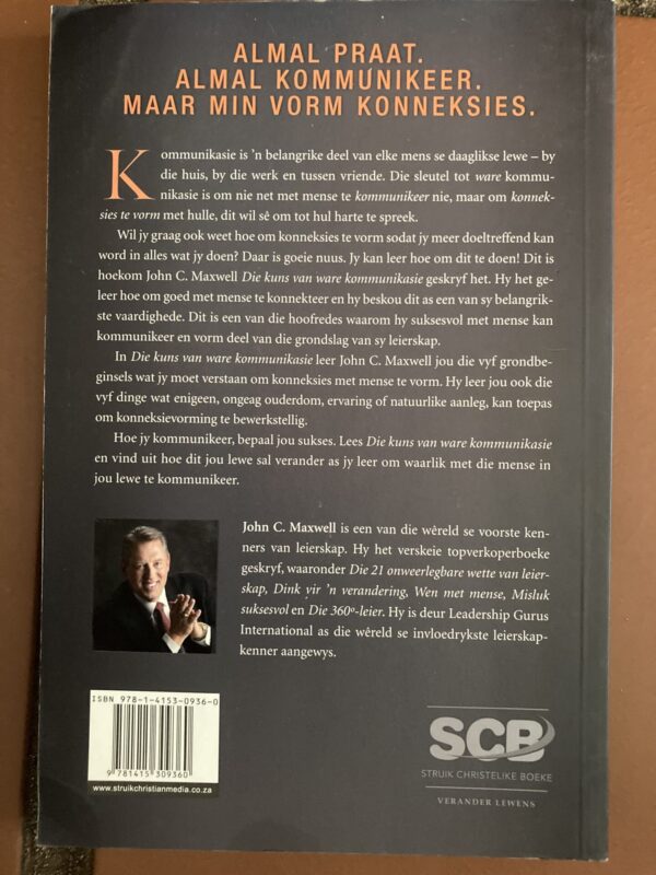 Die Kuns Van Ware Kommunikasie – John C. Maxwell secondhand book