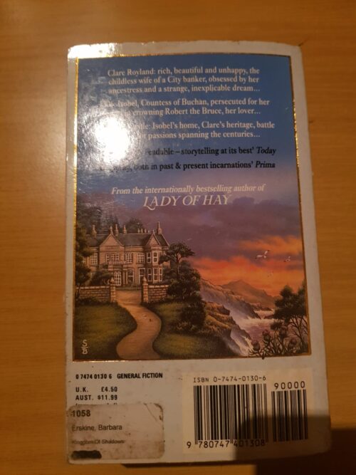 Kingdom Of Shadows – Barbara Erskine secondhand book