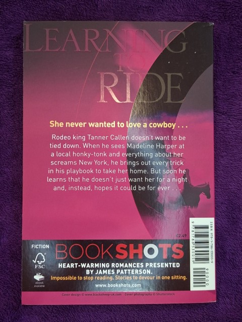 Learning To Ride – James Patterson, Erin Knightley secondhand book