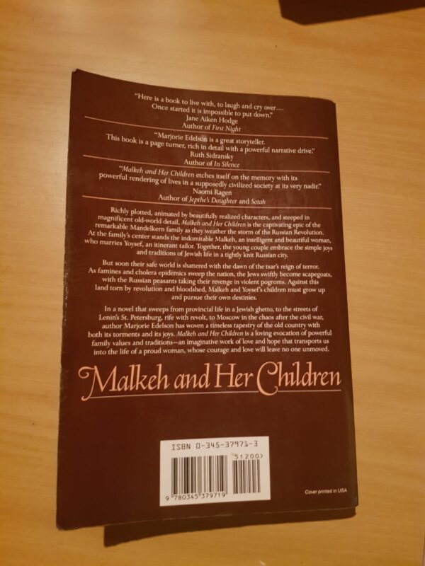 Malkeh And Her Children – Marjorie Edelson secondhand book