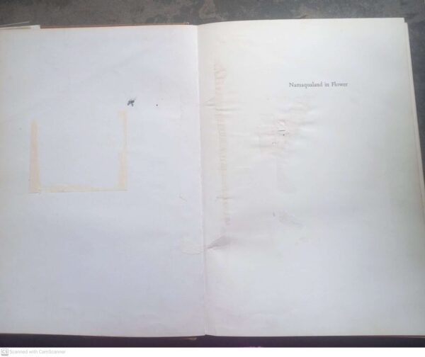 Namaqualand In Flower – Sima Eliovson secondhand book