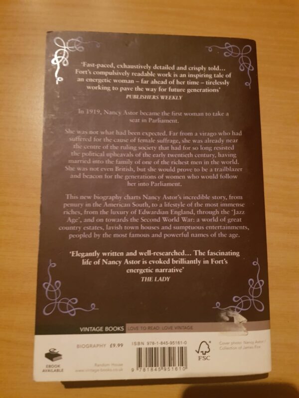 Nancy: The Story Of Lady Astor – Adrian Fort secondhand book