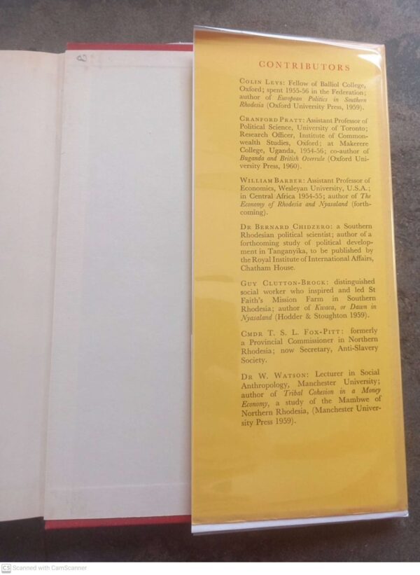 A New Deal In Central Africa – Colin Leys, Cranford Pratt secondhand book