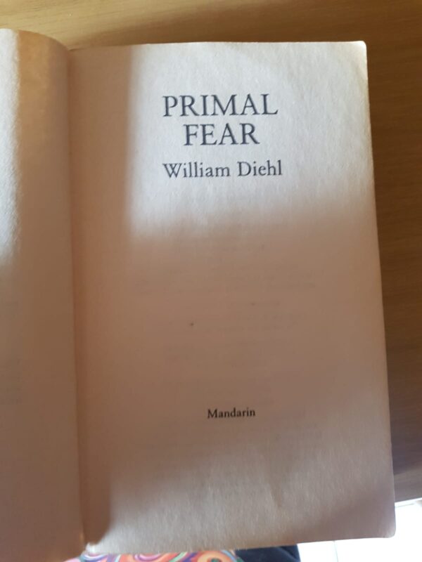 Primal Fear – William Diehl secondhand book