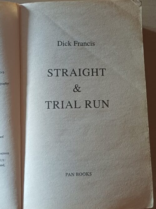 Straight | Trail Run – Dick Francis secondhand book