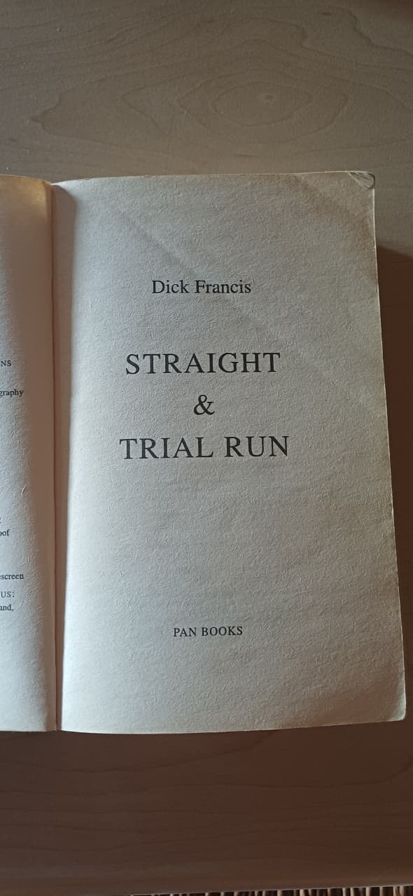Straight | Trail Run – Dick Francis secondhand book