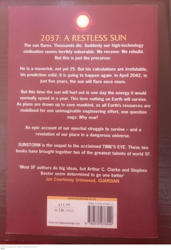 Sunstorm (A Time Odyssey, Book 2) - Arthur C. Clarke, Stephen Baxter