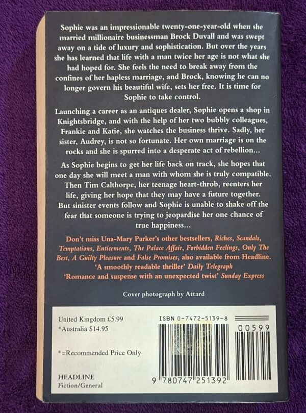 Taking Control – Una-Mary Parker secondhand book