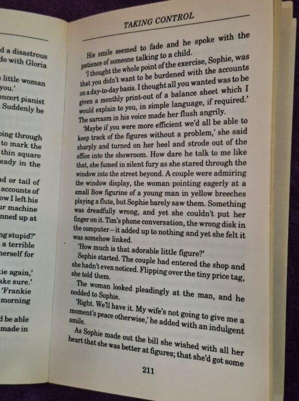 Taking Control – Una-Mary Parker secondhand book