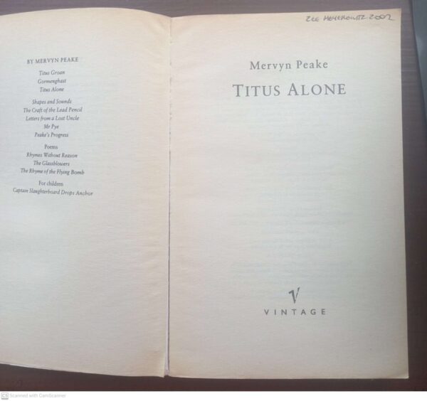 Titus Alone -- Mervyn Peake