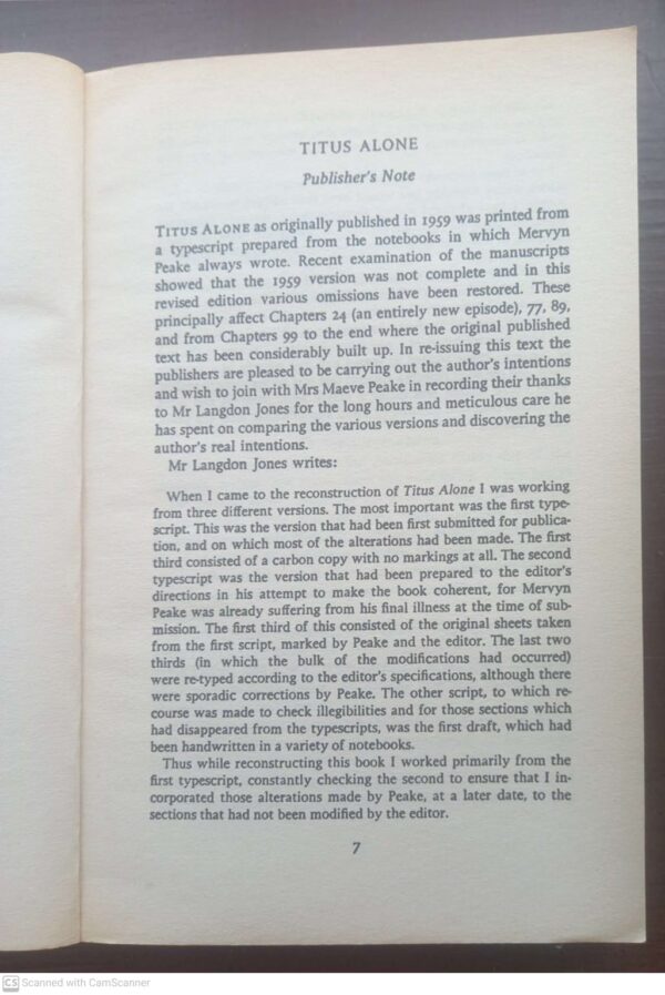 Titus Alone -- Mervyn Peake