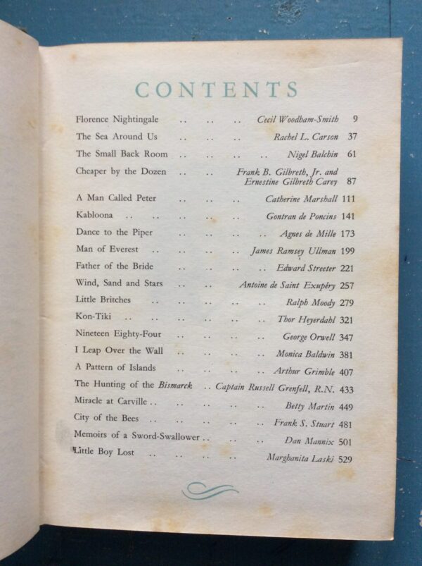 Reader’s Digest Twenty Best Books – Various secondhand book