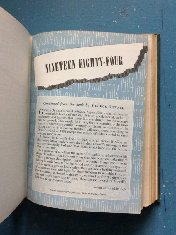 Reader’s Digest Twenty Best Books – Various secondhand book