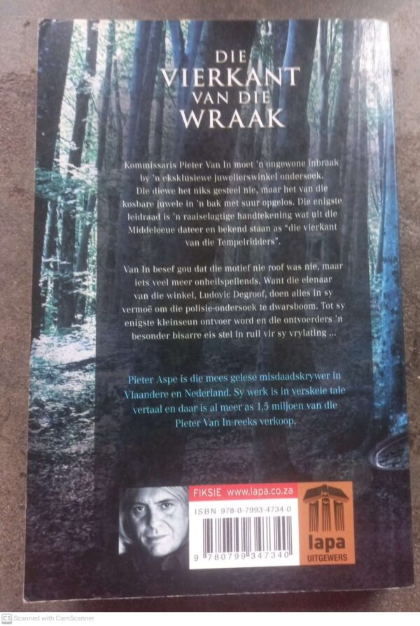 Vierkant Van Die Wraak — Pieter Aspe secondhand book