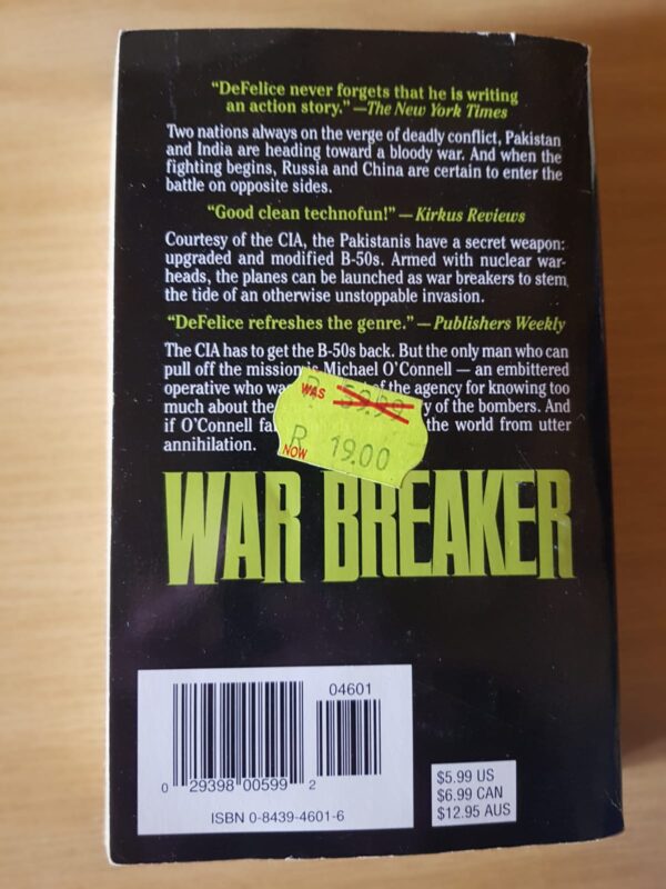 War Breaker – Jim DeFelice secondhand book