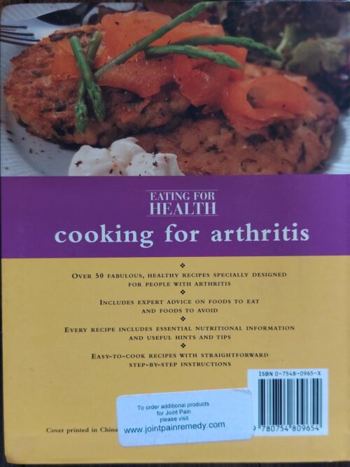 Cooking For Arthritis – Michelle Berriedale-Johnson secondhand book