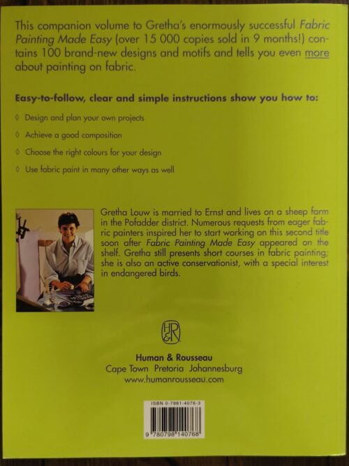 Fabric Painting Made Easy 2 – Gretha Louw secondhand book