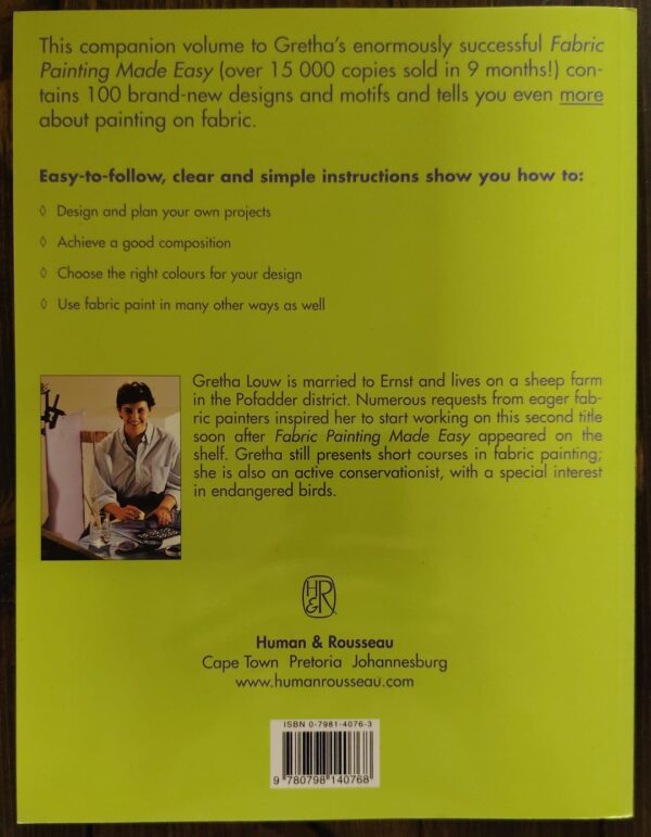 Fabric Painting Made Easy 2 – Gretha Louw secondhand book
