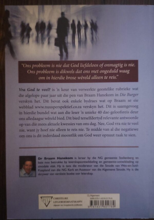 Vra God Te Veel? – Braam Hanekom secondhand book