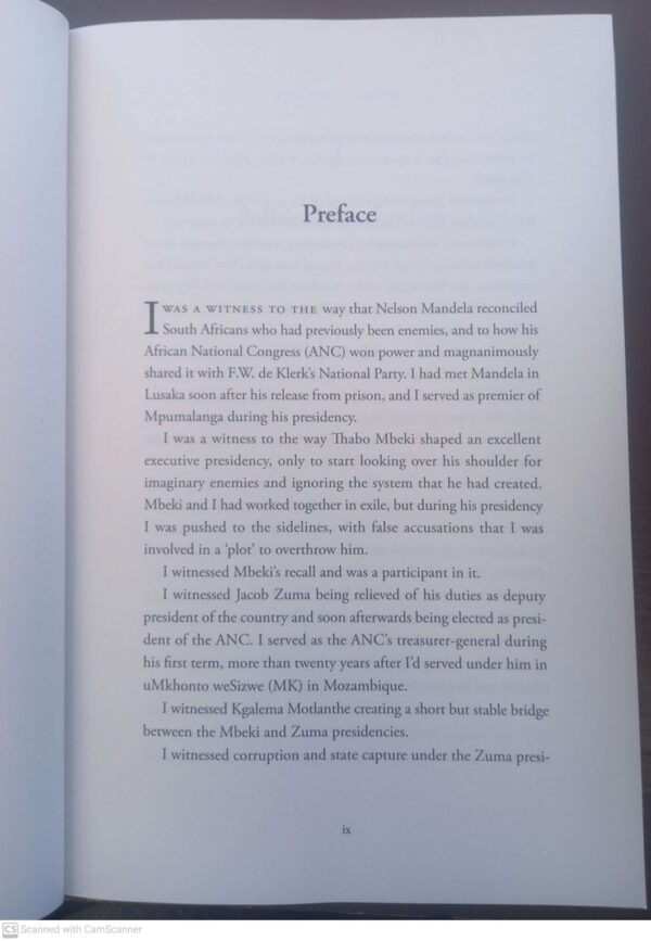 Witness To Power: A Political Memoir – Mathews Phosa secondhand book