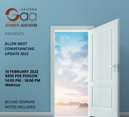Allen West Conveyancing Update: 10 feb 2022