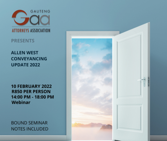 Allen West Conveyancing Update: 10 feb 2022 secondhand book