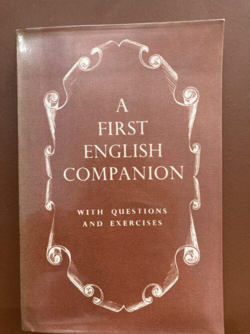 A First English Companion - Walter Dawson Wright